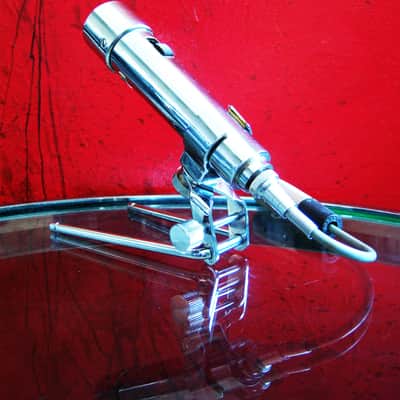 Vintage 1950's Lafayette 99-4522 crystal harp microphone High Z harp mic w accessories Calrad Aiwa Olson Shield prop display repair image 6