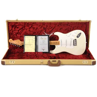Fender Custom Shop 1955 Stratocaster "Chicago Special" Journeyman Relic Aged Olympic White (Serial #R95810) image 9