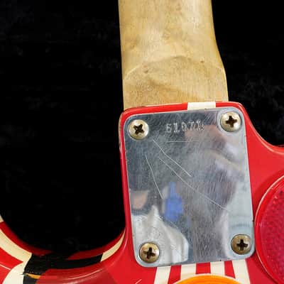 Fender Custom Shop Eddie Van Halen Signature Frankenstein 2007 - Red/White/Black image 3