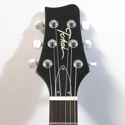 2012 Tokai LG50Q Electric Guitar - Lefty - Transparent Black
