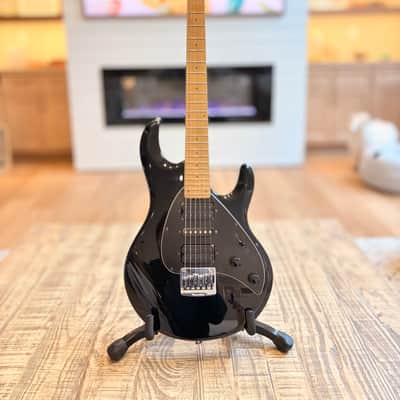 Ernie Ball Music Man Silhouette USA HSH Black Maple w/case image 1