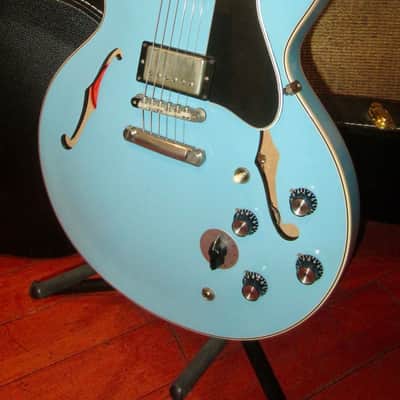 2016 Gibson Custom Shop ES-345 (1964 reissue) Frost Blue w/ Original Case and Certificate image 1