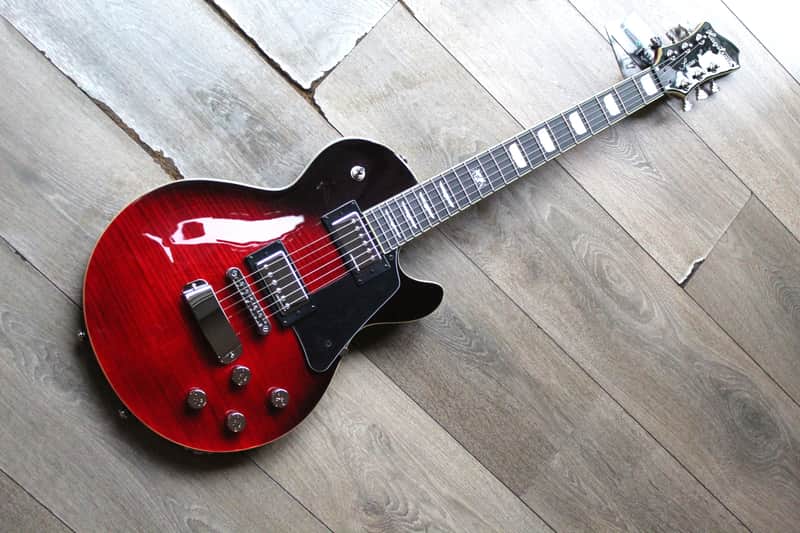 HAGSTROM Super Swede Crimson Flame, HARDCASE, 3, 80 KG image 1