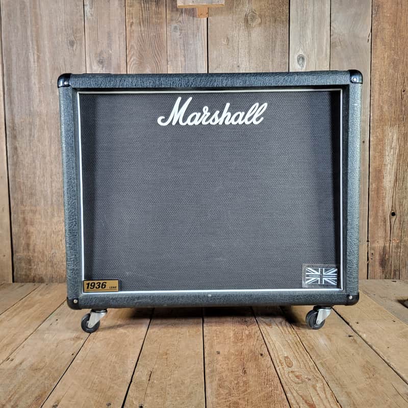 Marshall 2008 Model 1936 2x12 150 watt Extension Cab, Excellent - Black image 1