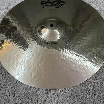Paiste 16" Twenty Custom Full Crash Cymbal 2011 - 2015 - Brilliant image 2
