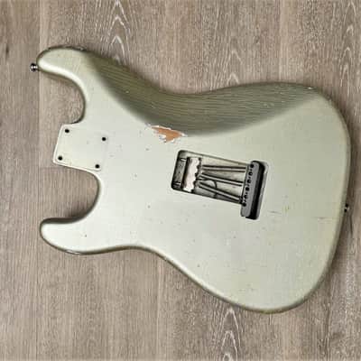 MJT VTS Fully Loaded Alder Stratocaster Body with Fender Eric Johnson Pickups - Inca Silver image 3