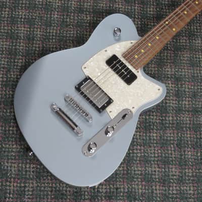 2021 Reverend Double Agent OG Metallic Silver Freeze! w/case image 2