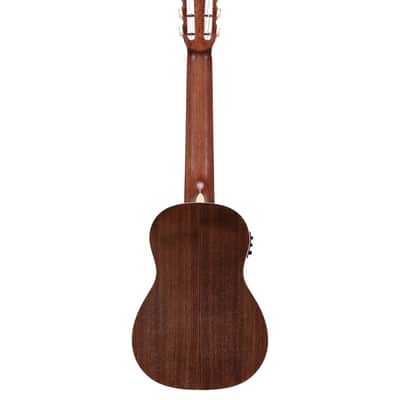 Immagine Alvarez AU70BE/6 Artist Baritone Travel Acoustic-Electric Ukulele (Natural Satin) - 4