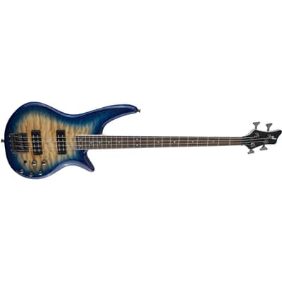 Jackson JS3Q Spectra Bass IV - Amber Blue Burst image 4