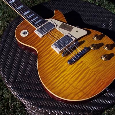 2015 Gibson Collectors Choice #33 60 Les Paul Jeff Hanna Burst True Historic Big Time  Wavy Top image 10