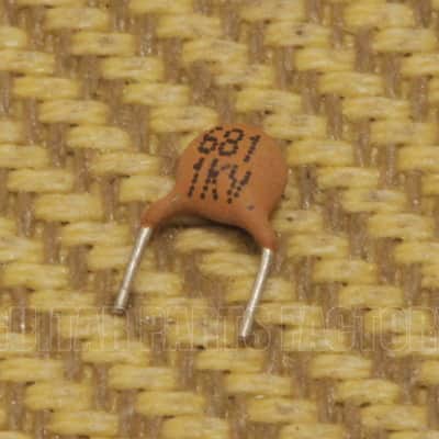 001-1435-002 Genuine Fender 680pF Guitar Capacitor 100V 10% Treble Bleed