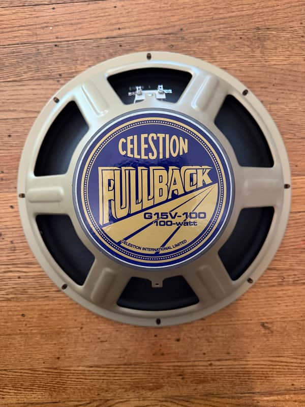 Celestion G15V-100 Fullback 15" 100-Watt 16ohm Guitar Amp Speaker 2020s - Gold image 1