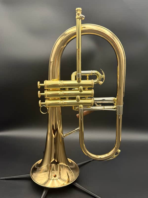 Conn Vintage One 1FG Flugelhorn – Gold Brass – Fred Powell Design – Eastlake Era – NAMM Demo image 1