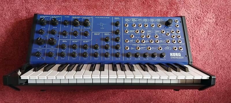Korg MS-20 FS Monophonic Analog Synthesizer 2020 - Present - Blue image 1
