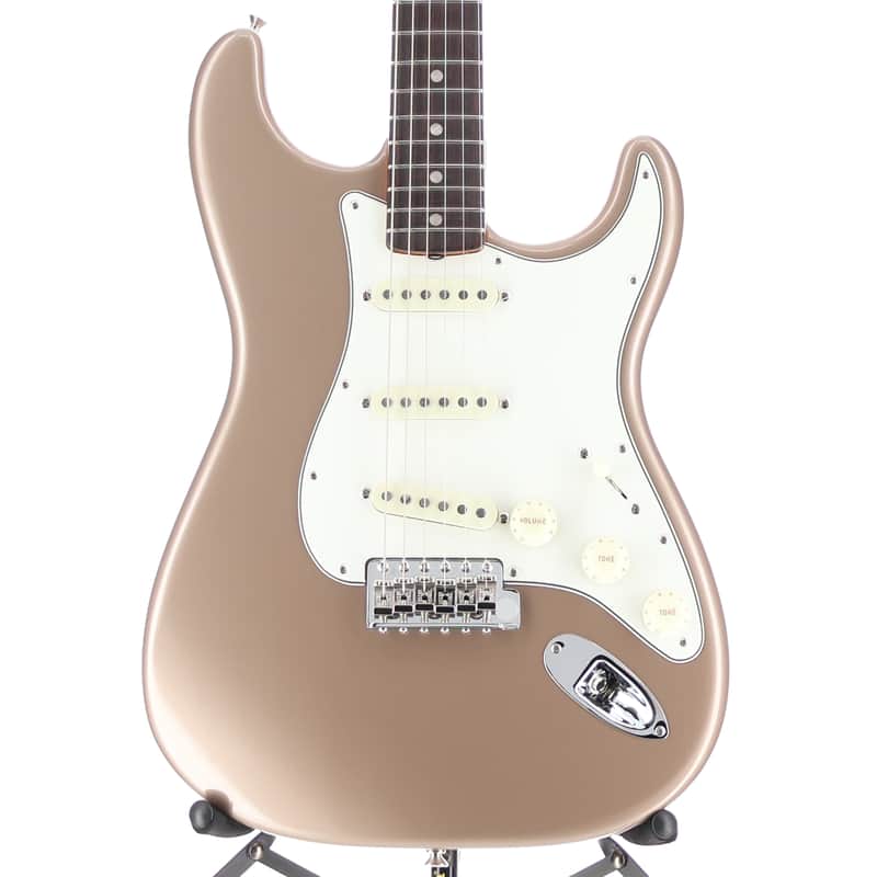Fender Certified Pre-Owned American Vintage II 1965 Stratocaster, Round-Lam Rosewood Fingerboard, Shoreline Gold (L5) (25664) - Mint