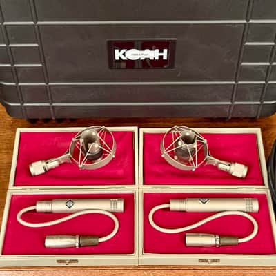 Neumann U64 Matched Stereo Pair 1960s. Perfect Sequential SN U 64. Like KM64 KM84 image 4