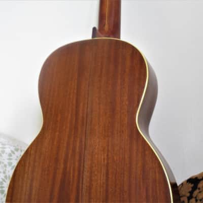 Framus Zenith Josh White 1957 skiffle jazz blues 4/4 folk large parlor guitar new set-up image 10