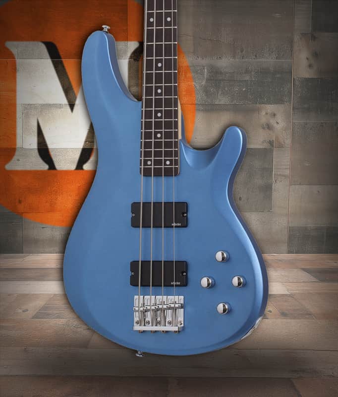 Schecter C-4 Deluxe Electric Bass - Satin Metallic Light Blue (585) image 1
