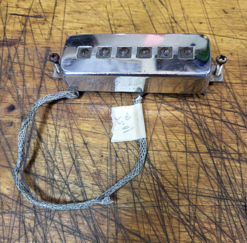 Vintage RARE 1965 Japan Matsumoku Conrad Baritone or 6 string Braided Wire Guitar Pickup Installation Screws Luthier Parts #2 image 1