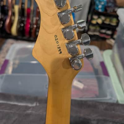 Harmony Silhouette Flame Maple Top 2020 - Transparent Red with Dimarzio pickups image 4