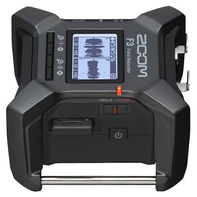 Zoom F3 2-Input / 2-Track Portable Field Recorder with Pro Field Kit Bundle with 64GB microSDXC Memory Card, Mounting Plate for Zoom F3 and XLR-P20T Pro 20 ft XLR Microphone Cable image 4