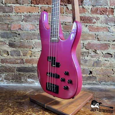 Kramer Spector Forum III Bass w/ OHSC (1980s, Magenta Metallic) image 10