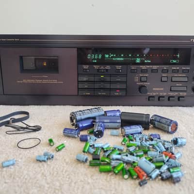 Nakamichi  CR-7 Cassette Deck Recapped Serviced RARE REMOTE INCLUDED 90 day warranty 120v image 2