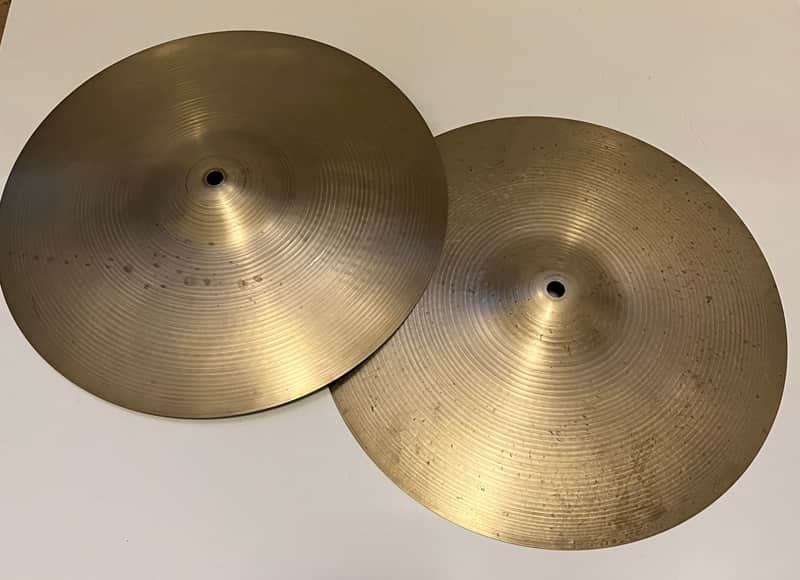 Zildjian 14” A Series Hi Hat Cymbals Pair 1139 & 1148 grams image 1