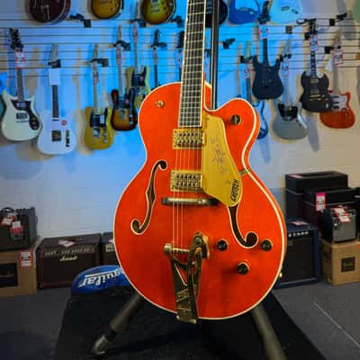 USED Gretsch G6120T Chet Atkins - Orange Stain, w Gretsch Case, Free Ship, Clean image 8