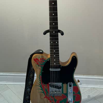 Fender Jimmy Page Dragon Telecaster 2019 - Natural with Dragon Artwork image 3
