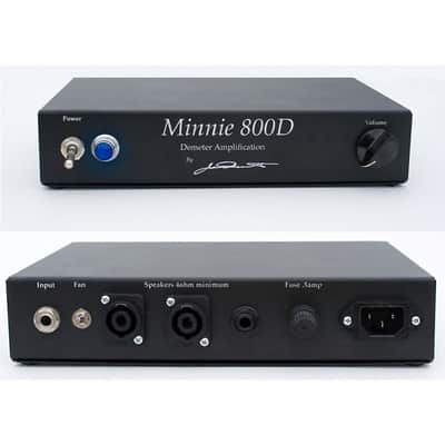 Demeter Minnie 800-D Bass Amp and RARE Minnie Tube Preamp image 4