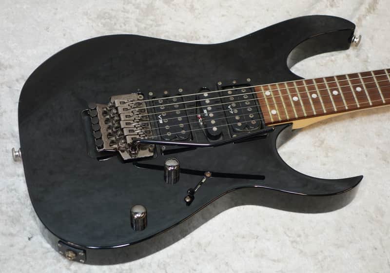 Ibanez RG 470 RG470 electric guitar in black finish MIJ Made in Japan image 1