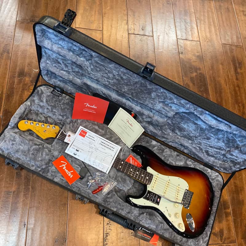 Fender American Ultra Stratocaster Left-Handed RW LH Rosewood 2021 Ultraburst US210083105 7 Lb15.4oz image 1