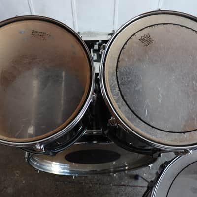 Tama RockStar DX 4pc Drum Kit Set 22/16/13/12" Black MIJ image 14