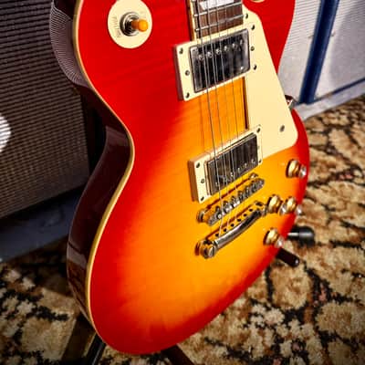 Epiphone Joe Bonamassa 1960 Les Paul Standard “Norm Burst” - Cherry Sunburst image 3