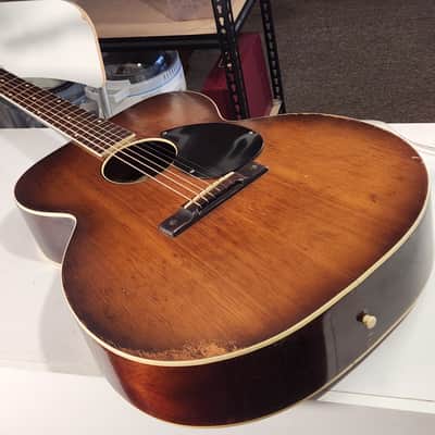 Silvertone vintage jumbo acoustic 50s model 618 image 7