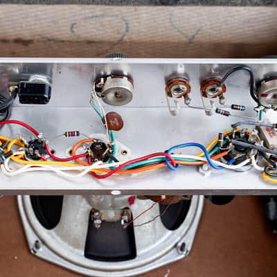 1963 Silvertone 1481 Vintage Tube Amp Class A 1x8, 100% Original image 11