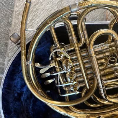 C. G. Conn 6D Double French horn. Made in USA image 10