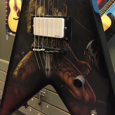 BC Rich Limited Edition Body Art Collection JR V Electric Guitar w/ EMG + Case image 6