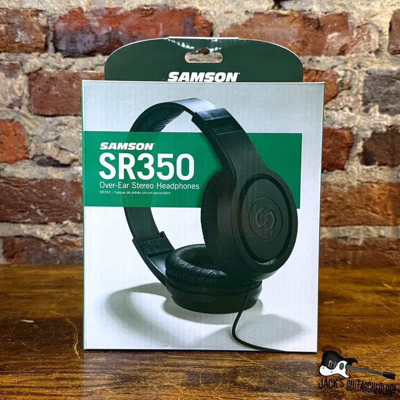 Samson SR350 Over-Ear Stereo Headphones *NEW* (2020s - Black) image 1