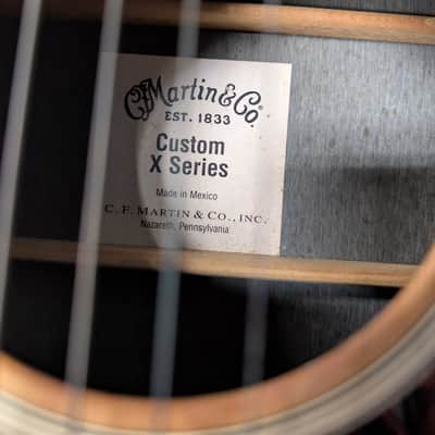 Martin & Co. Custom X Series OM/000 Acoustic Guitar - Natural Finish image 2