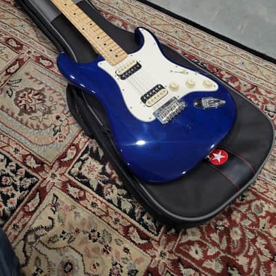 Fender Partscaster HH Shawbucker Stratocaster w/ 50's Player Series Neck - Sapphire Blue Transparent (C016-49) image 18