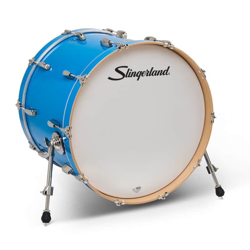 Slingerland Studio King Bass Drum, 16x22", Lunar Blue Lacquer image 1