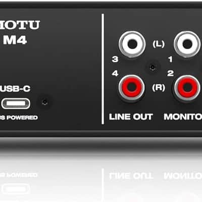 MOTU M4 4-Channel USB Audio Interface image 3