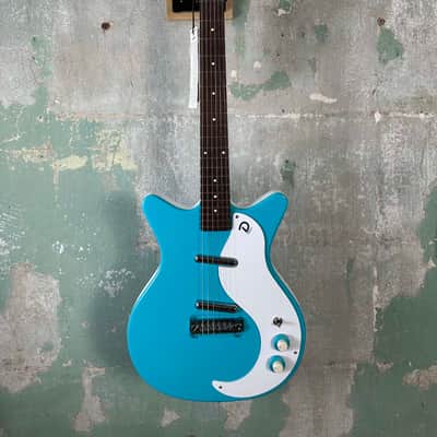 Danelectro 59M NOS Double Cutaway 2010s - Baby Come Back Blue image 1