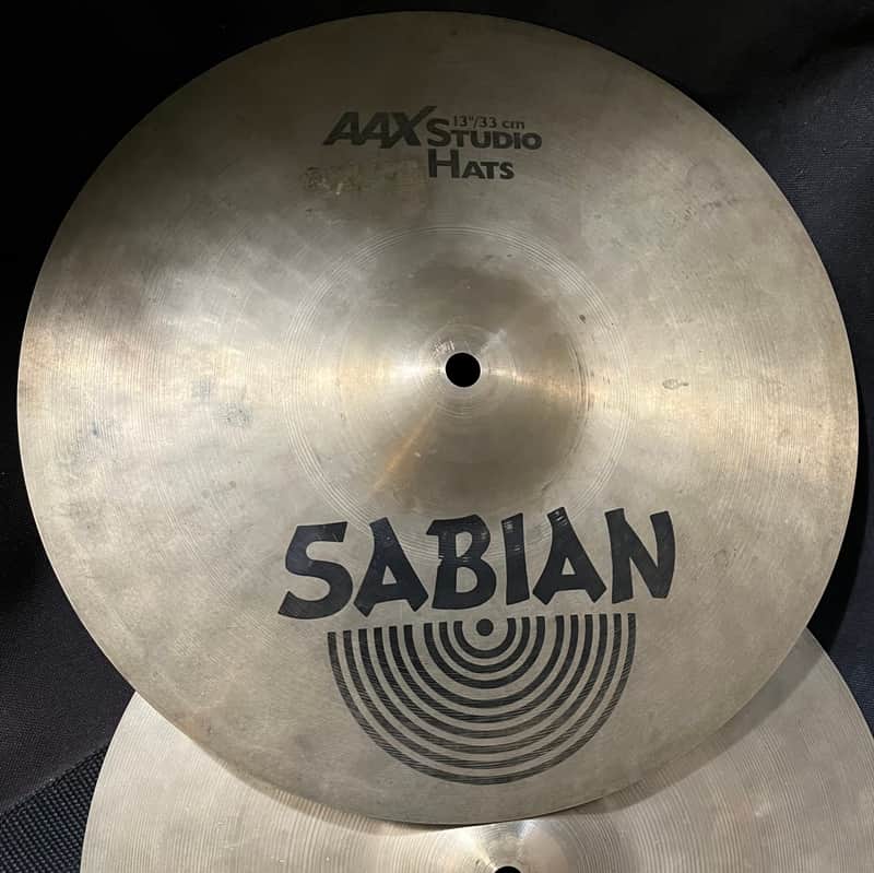 Sabian 13" AAX Studio Hi-Hat Pair image 1