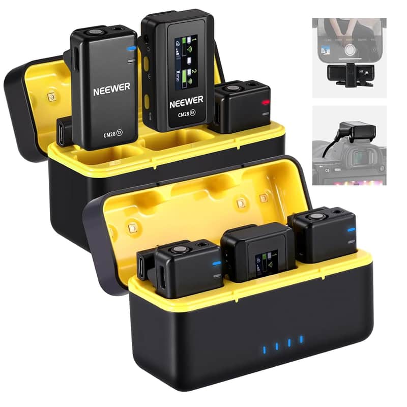 2025 Neewer Wireless Lavalier Microphone System With Charging …