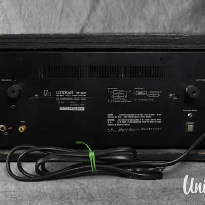 Luxman M-300 Stereo Power Amplifier in Very Good Condition image 15