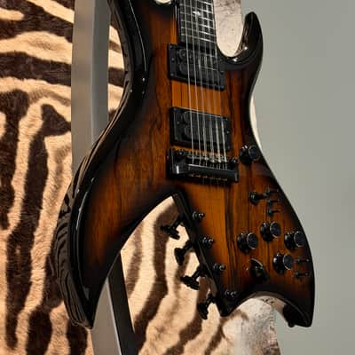B.C. Rich Custom Shop Bich 10 2026 - Black Limba Tobacco Burst image 9