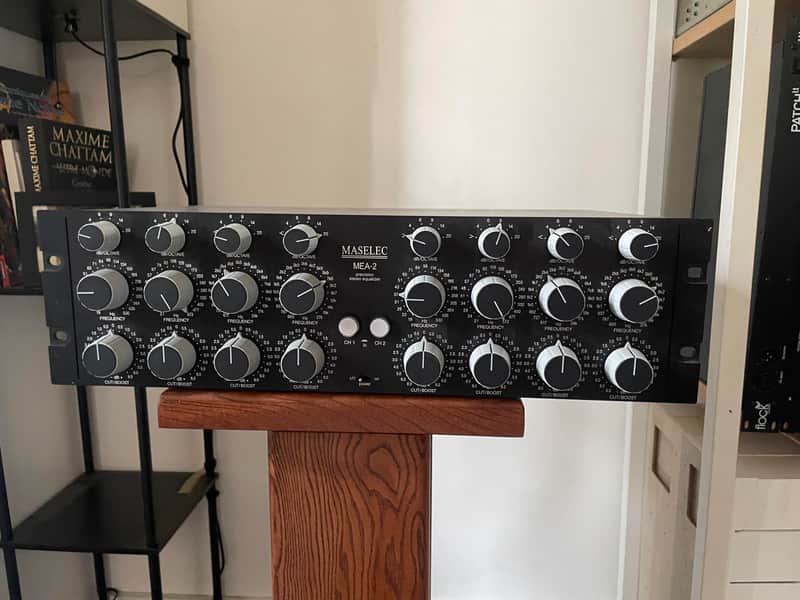 Maselec MEA-2 Precision Stereo Equalizer Rev7 - Black image 1